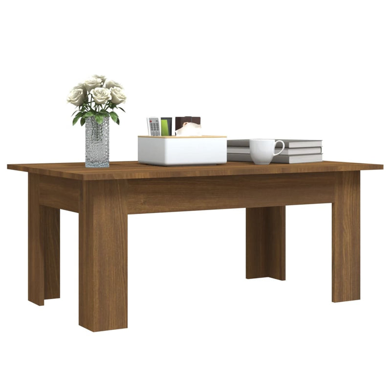 Couchtisch Braun Eichen-Optik 100x60x42 cm Holzwerkstoff