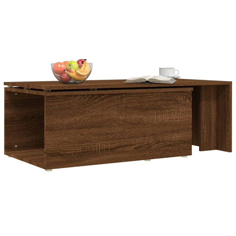 Couchtisch Braun Eichen-Optik 150x50x35 cm Holzwerkstoff