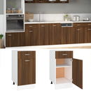 Hängeschrank Braun Eichen-Optik 20X29,5X60 Cm Holzwerkstoff Braune Eiche