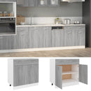 Hängeschrank 20X29,5X60 Cm Holzwerkstoff Grau Sonoma