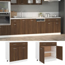Hängeschrank Braun Eichen-Optik 20X29,5X60 Cm Holzwerkstoff Braune Eiche