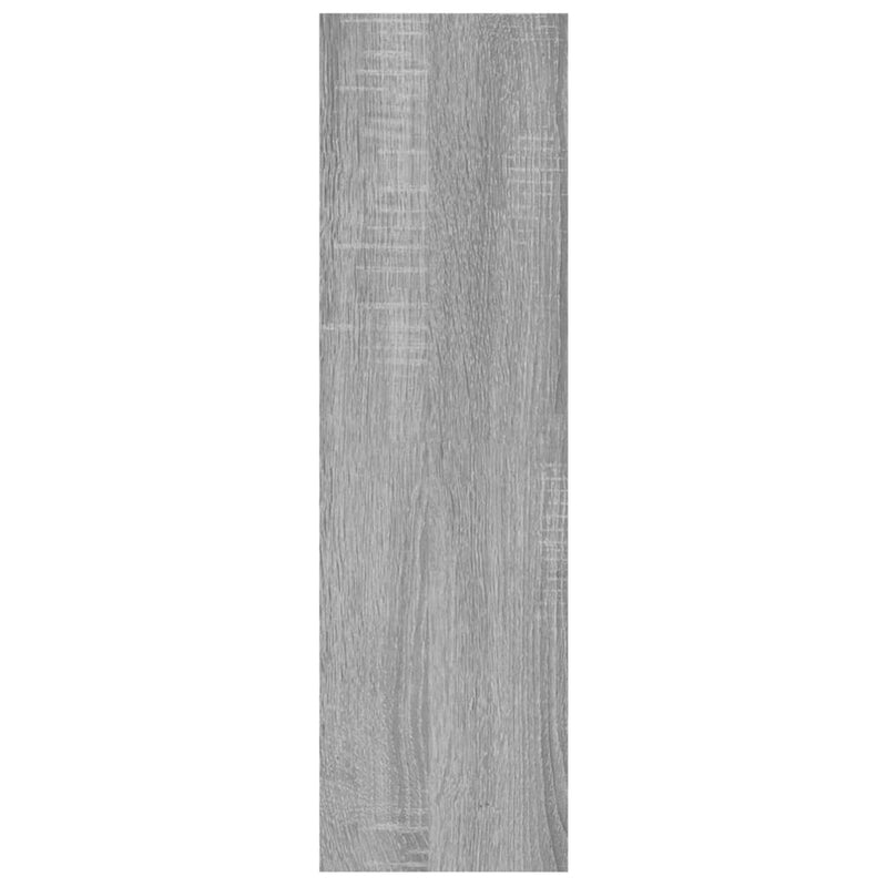 Wandregal Grau Sonoma 75x16x55 cm Holzwerkstoff