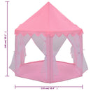 Prinzessin-Spielzelt Mit 250 Bällen Rosa 133X140 Cm