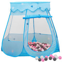 Kinder-Spielzelt Mit 250 Bällen Blau 102X102X82 Cm