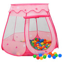 Kinder-Spielzelt Mit 250 Bällen Rosa 102X102X82 Cm