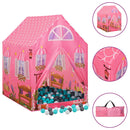 Kinder-Spielzelt Mit 250 Bällen Rosa 69X94X104 Cm