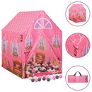 Kinder-Spielzelt Mit 250 Bällen Rosa 69X94X104 Cm