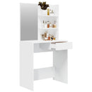 Schminktisch Mit Spiegel 74,5X40X141 Cm