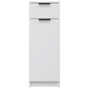 Badschrank Weiß 32X34X90 Cm Holzwerkstoff