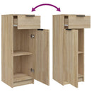Badschrank Sonoma-Eiche 32X34X90 Cm Holzwerkstoff