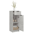 Badschrank Betongrau 32X34X90 Cm Holzwerkstoff
