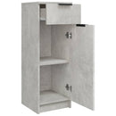 Badschrank Betongrau 32X34X90 Cm Holzwerkstoff