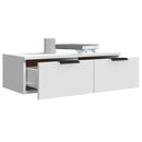 Wandschrank Weiß 68X30X20 Cm Holzwerkstoff
