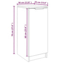 Schuhschrank 30X35X70 Cm Holzwerkstoff