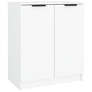 Schuhschrank Weiß 59X35X70 Cm Holzwerkstoff