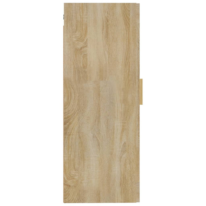 Wandschrank Sonoma-Eiche 35x34x90 cm Holzwerkstoff