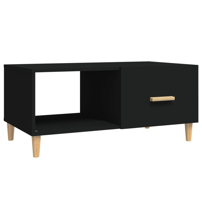 Couchtisch Schwarz 89,5x50x40 cm Holzwerkstoff