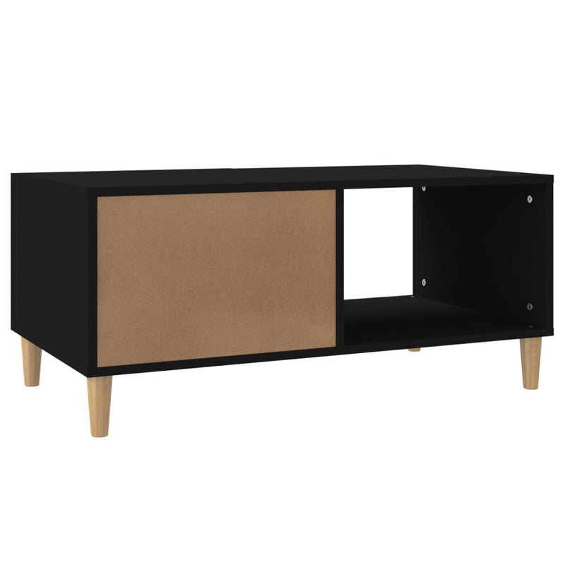 Couchtisch Schwarz 89,5x50x40 cm Holzwerkstoff