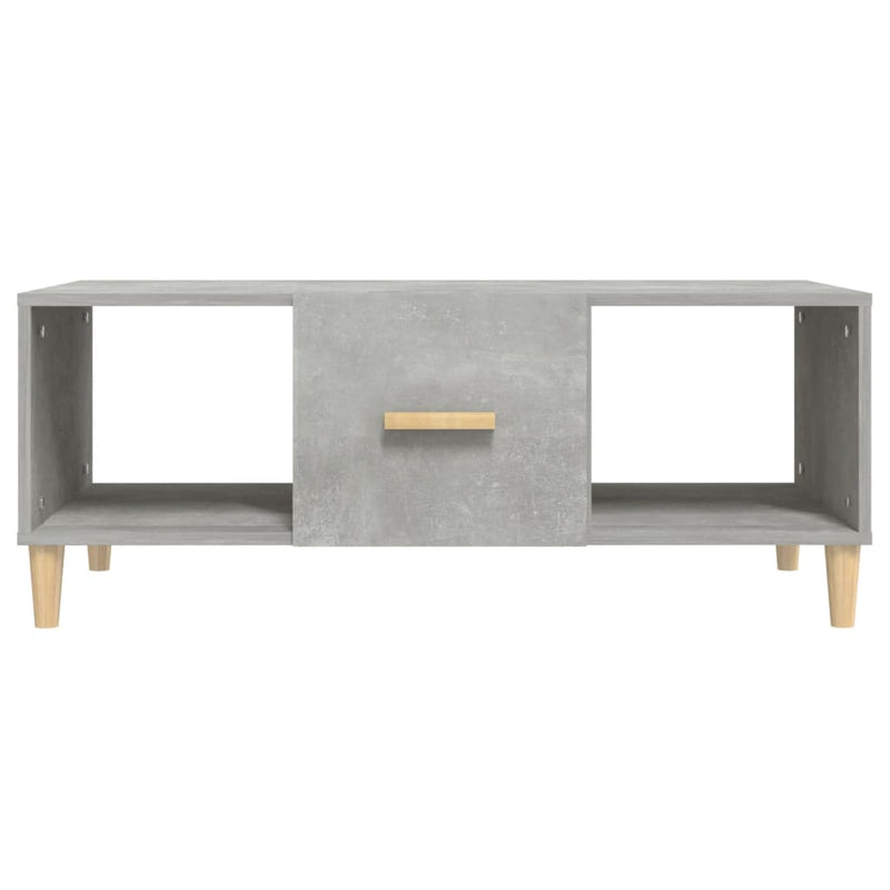 Couchtisch Betongrau 102x50x40 cm Holzwerkstoff