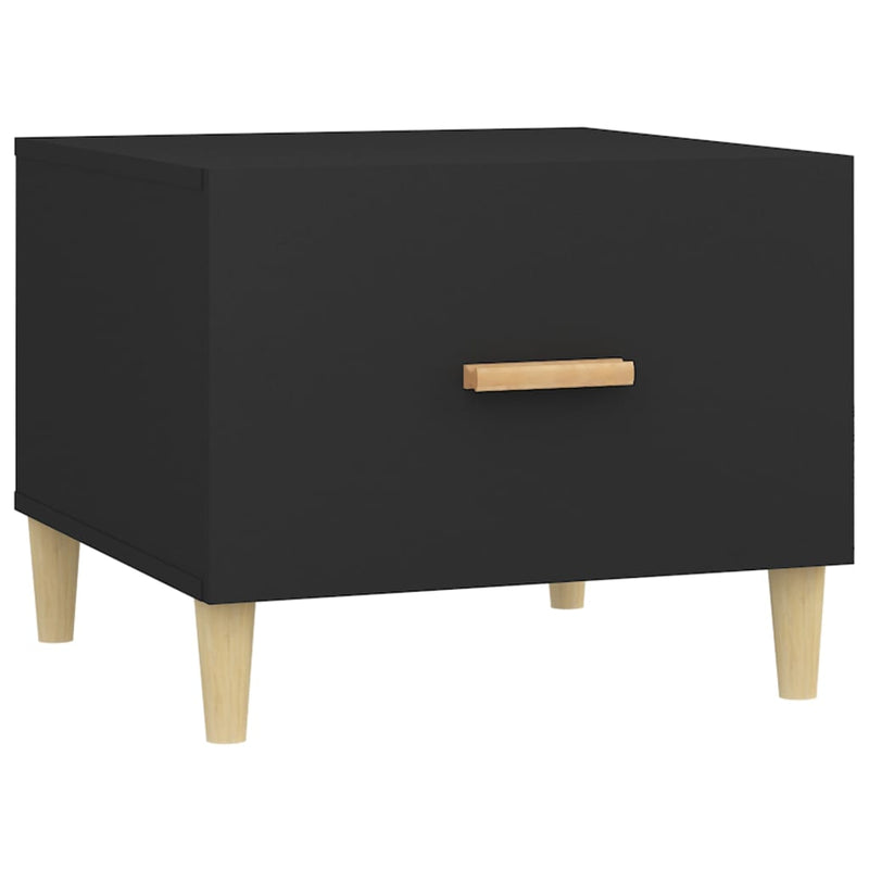 Couchtische 2 Stk. Schwarz 50x50x40 cm Holzwerkstoff