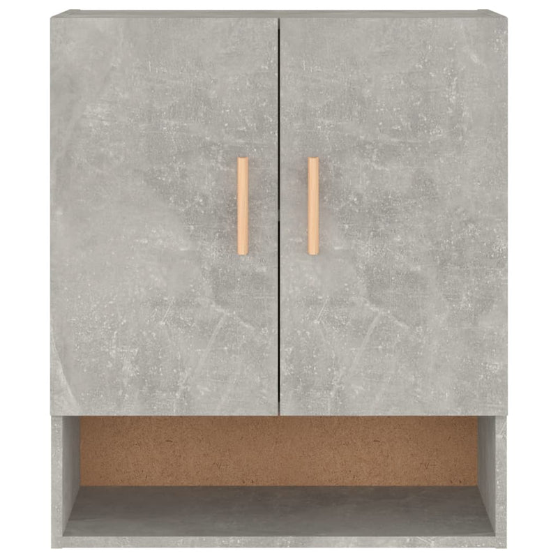 Wandschrank Betongrau 60x31x70 cm Holzwerkstoff