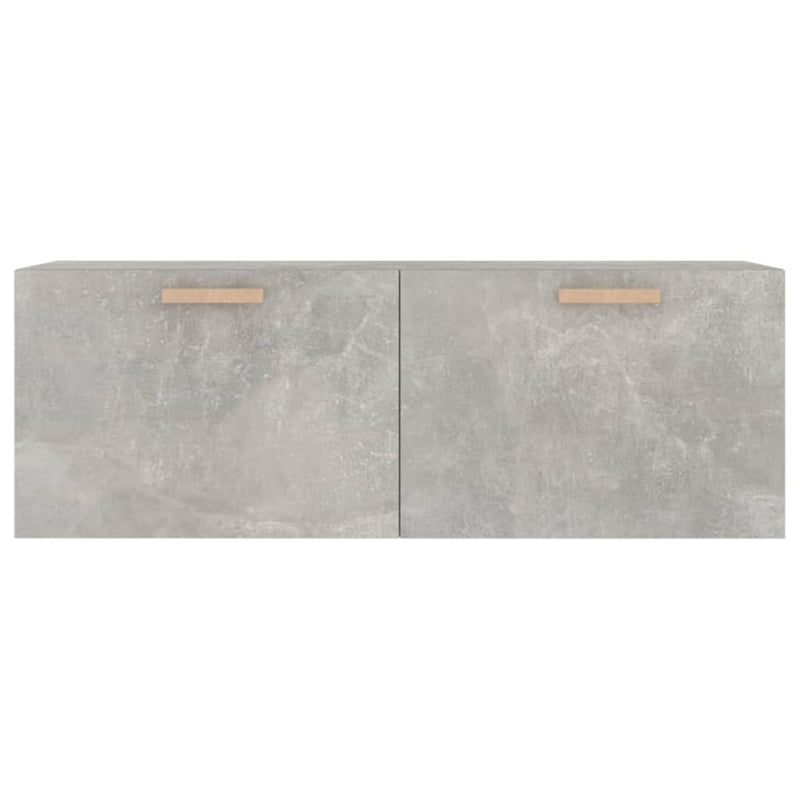 Wandschrank Betongrau 100x36,5x35 cm Holzwerkstoff