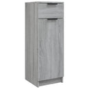 Badschrank Grau Sonoma 32X34X90 Cm Holzwerkstoff