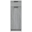 Badschrank Grau Sonoma 32X34X90 Cm Holzwerkstoff