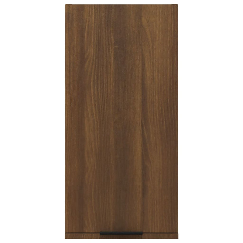 Wand-Badschrank Braun Eichen-Optik 32x20x67 cm