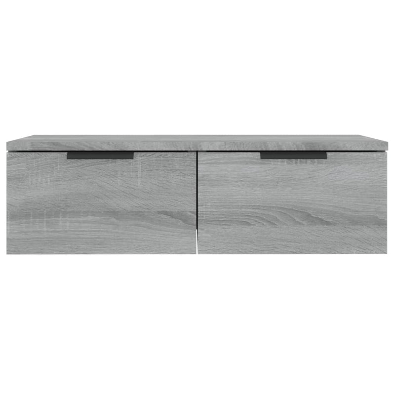 Wandschrank Grau Sonoma 68x30x20 cm Holzwerkstoff