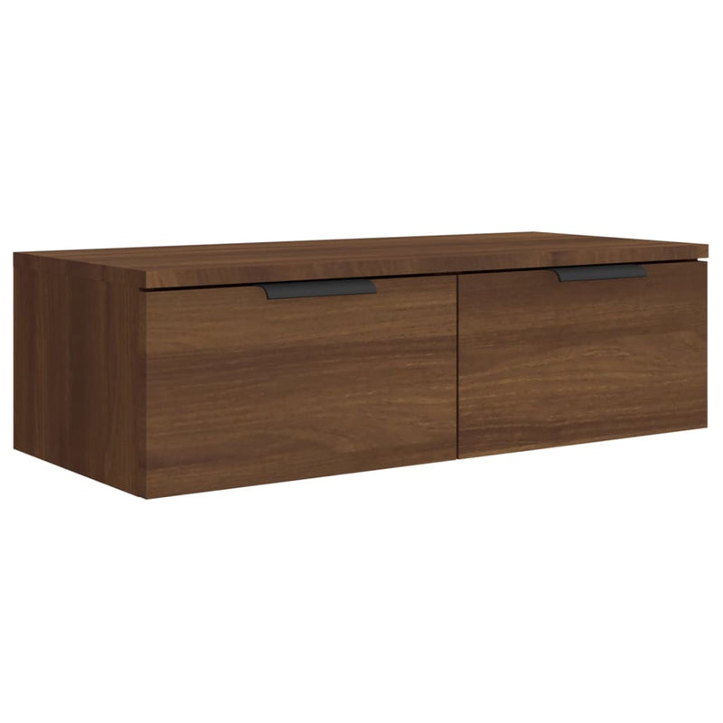 Wandschrank Braun Eichen-Optik 68x30x20 cm Holzwerkstoff