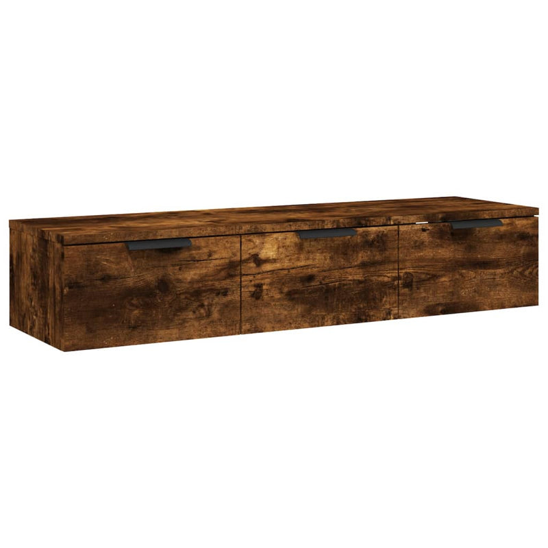 Wandschrank Räuchereiche 102x30x20 cm Holzwerkstoff