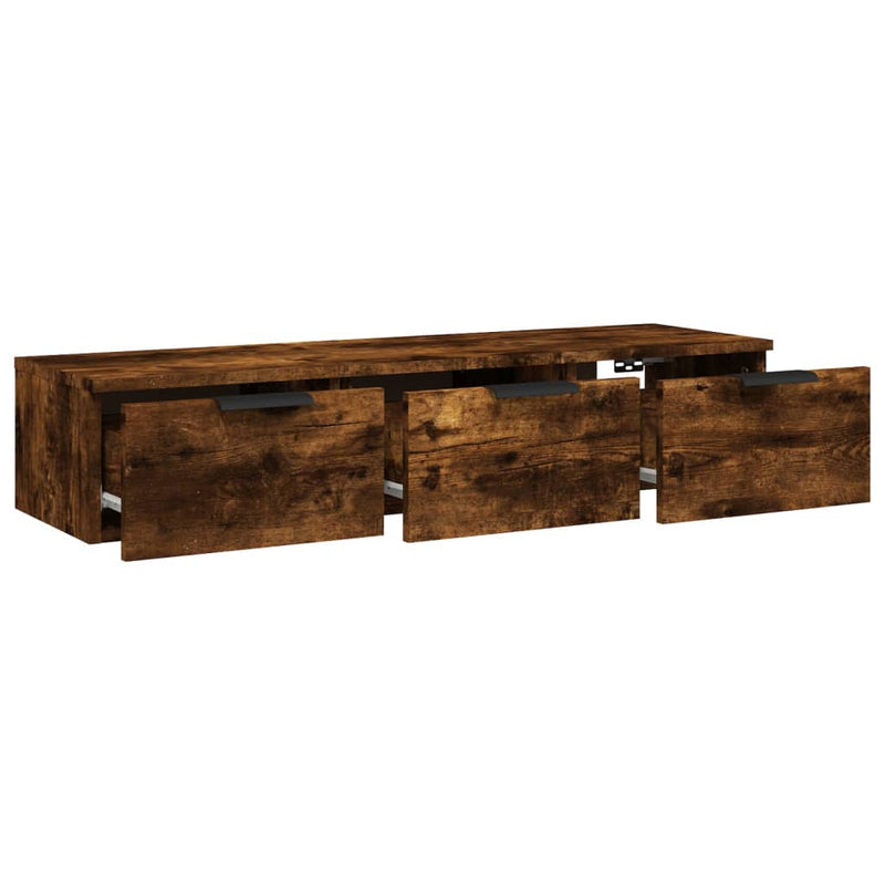 Wandschrank Räuchereiche 102x30x20 cm Holzwerkstoff