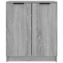 Schuhschrank Grau Sonoma 59X35X70 Cm Holzwerkstoff
