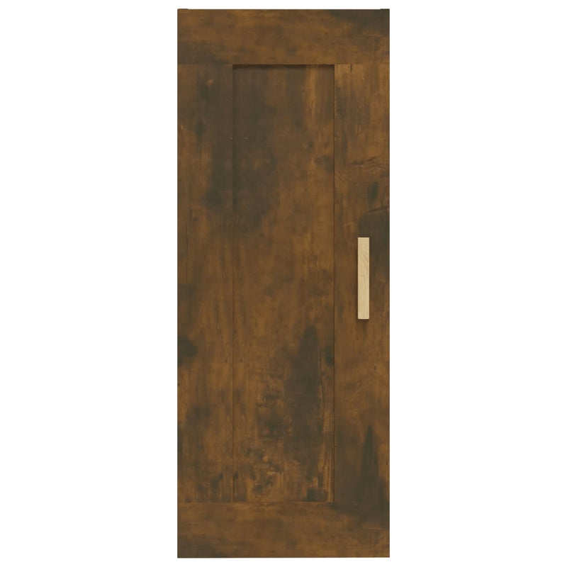 Wandschrank Räuchereiche 35x34x90 cm Holzwerkstoff