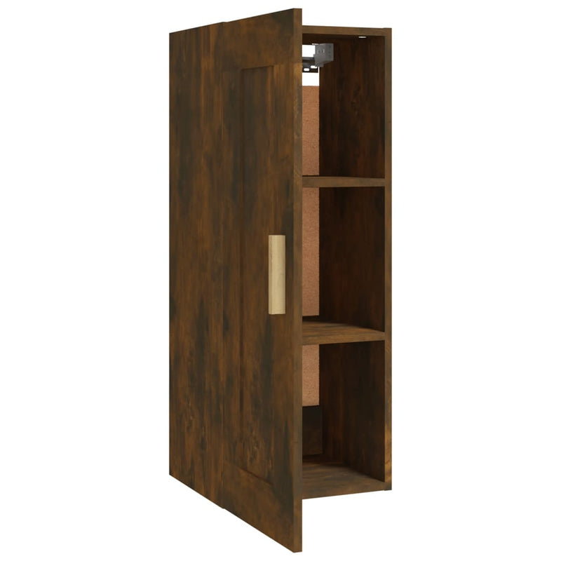 Wandschrank Räuchereiche 35x34x90 cm Holzwerkstoff