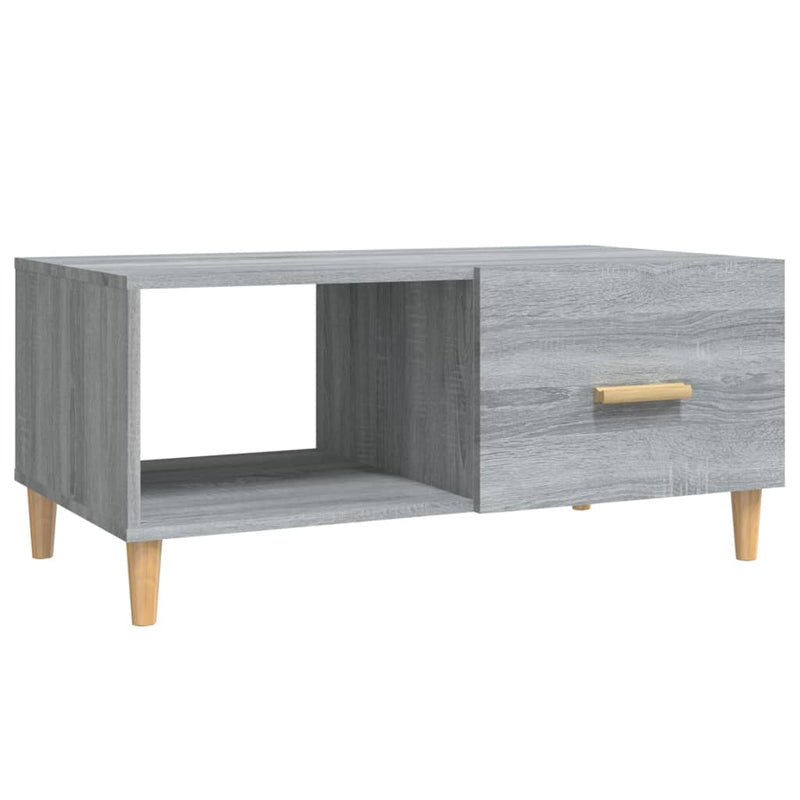 Couchtisch Grau Sonoma 89,5x50x40 cm Holzwerkstoff