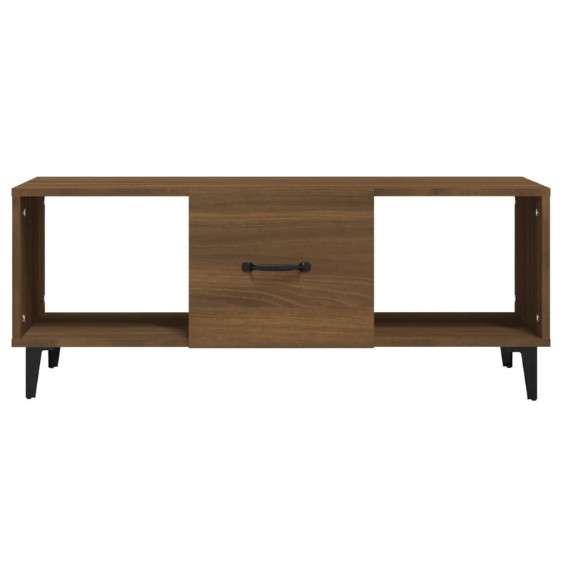 Couchtisch Braun Eichen-Optik 102x50x40 cm Holzwerkstoff