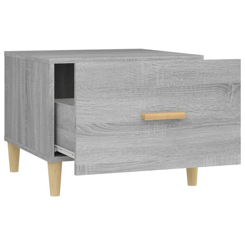 Couchtisch Grau Sonoma 50x50x40 cm Holzwerkstoff