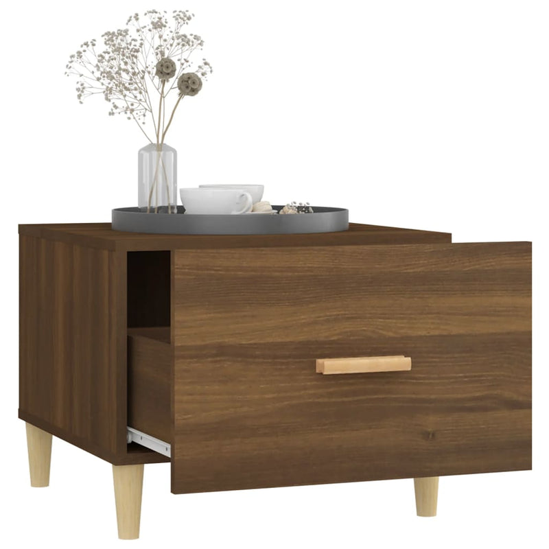 Couchtische 2 Stk. Braun Eichen-Optik 50x50x40 cm Holzwerkstoff