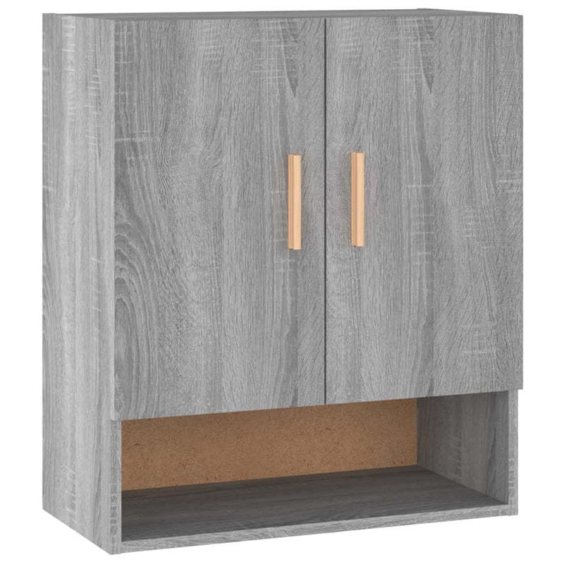 Wandschrank Grau Sonoma 60x31x70 cm Holzwerkstoff