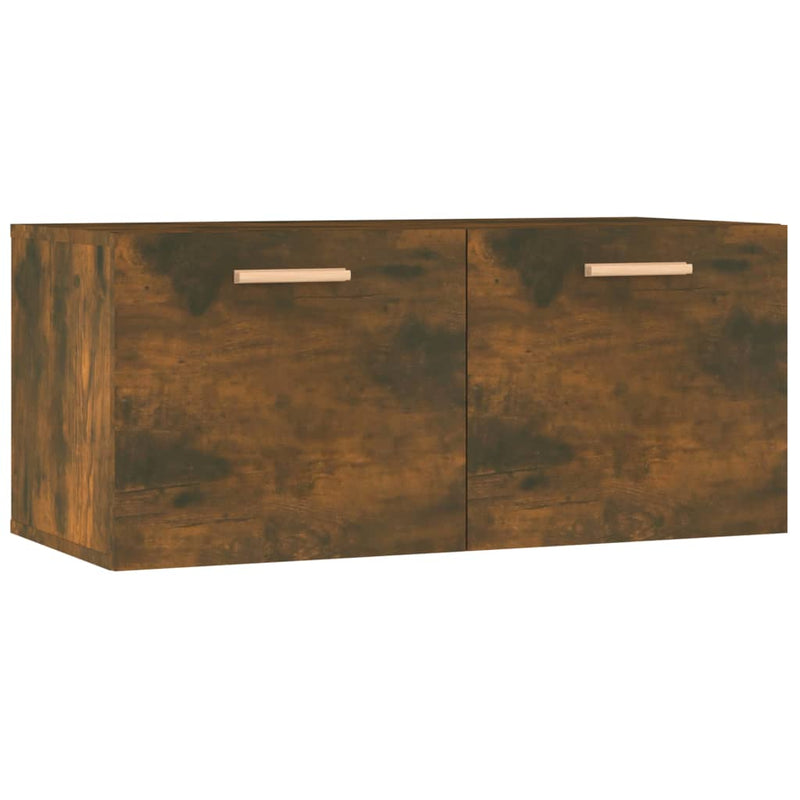 Wandschrank Räuchereiche 80x35x36,5 cm Holzwerkstoff