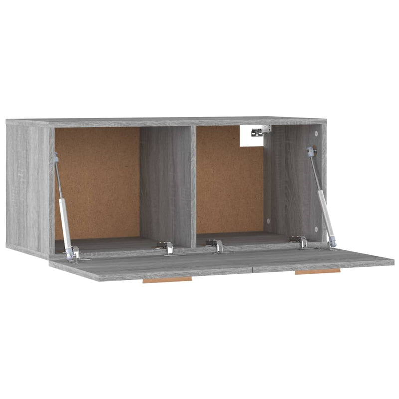 Wandschrank Grau Sonoma 80x35x36,5 cm Holzwerkstoff