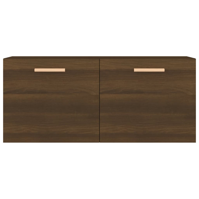 Wandschrank Braun Eichen-Optik 80x35x36,5cm Holzwerkstoff