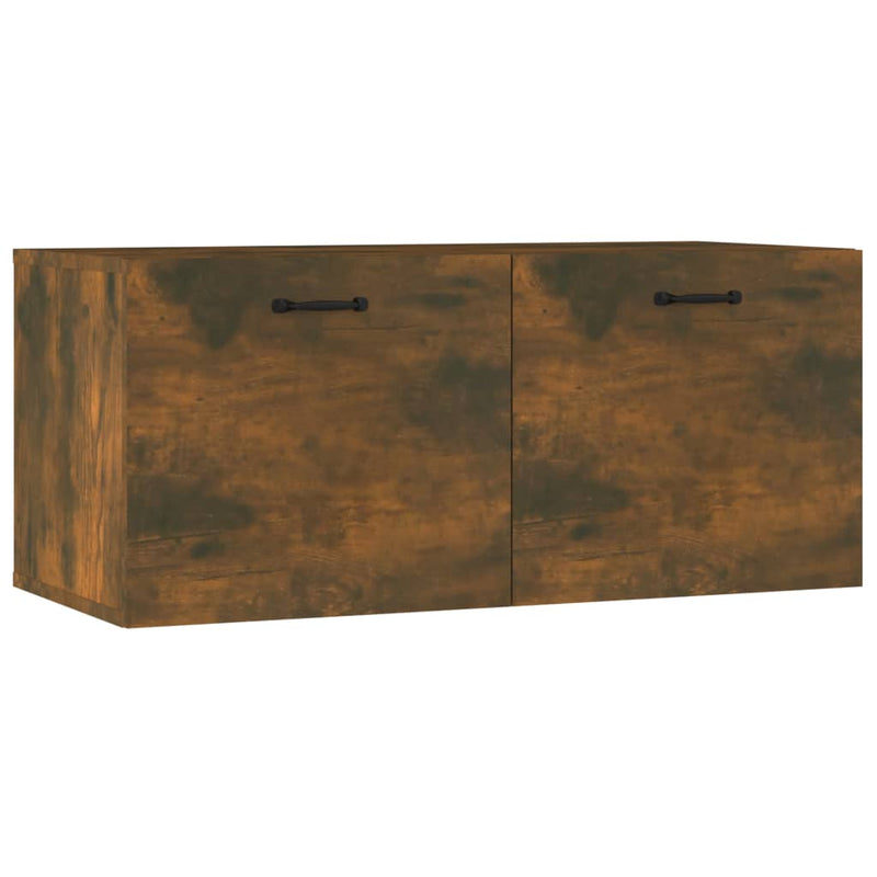 Wandschrank Räuchereiche 80x36,5x35 cm Holzwerkstoff