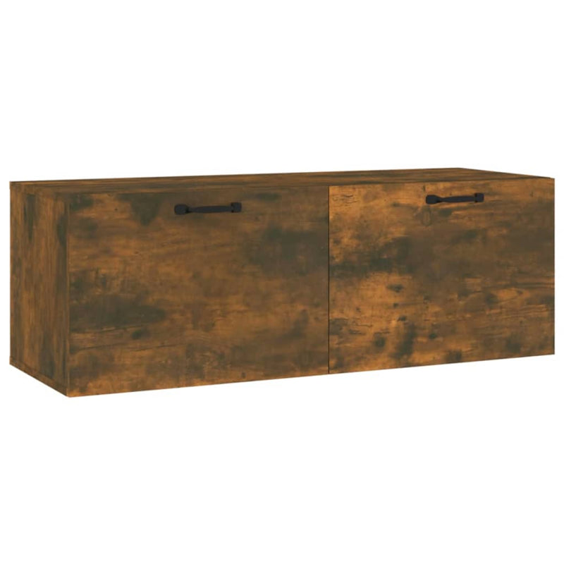 Wandschrank Räuchereiche 100x36,5x35 cm Holzwerkstoff