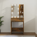 Schminktisch Mit Led 60X40X140 Cm