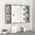 Spiegelschrank Mit Led 76X15X55 Cm