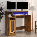 Schreibtisch Mit Leds 97X45X90 Cm Holzwerkstoff