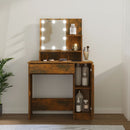 Schminktisch Mit Led 86,5X35X136 Cm